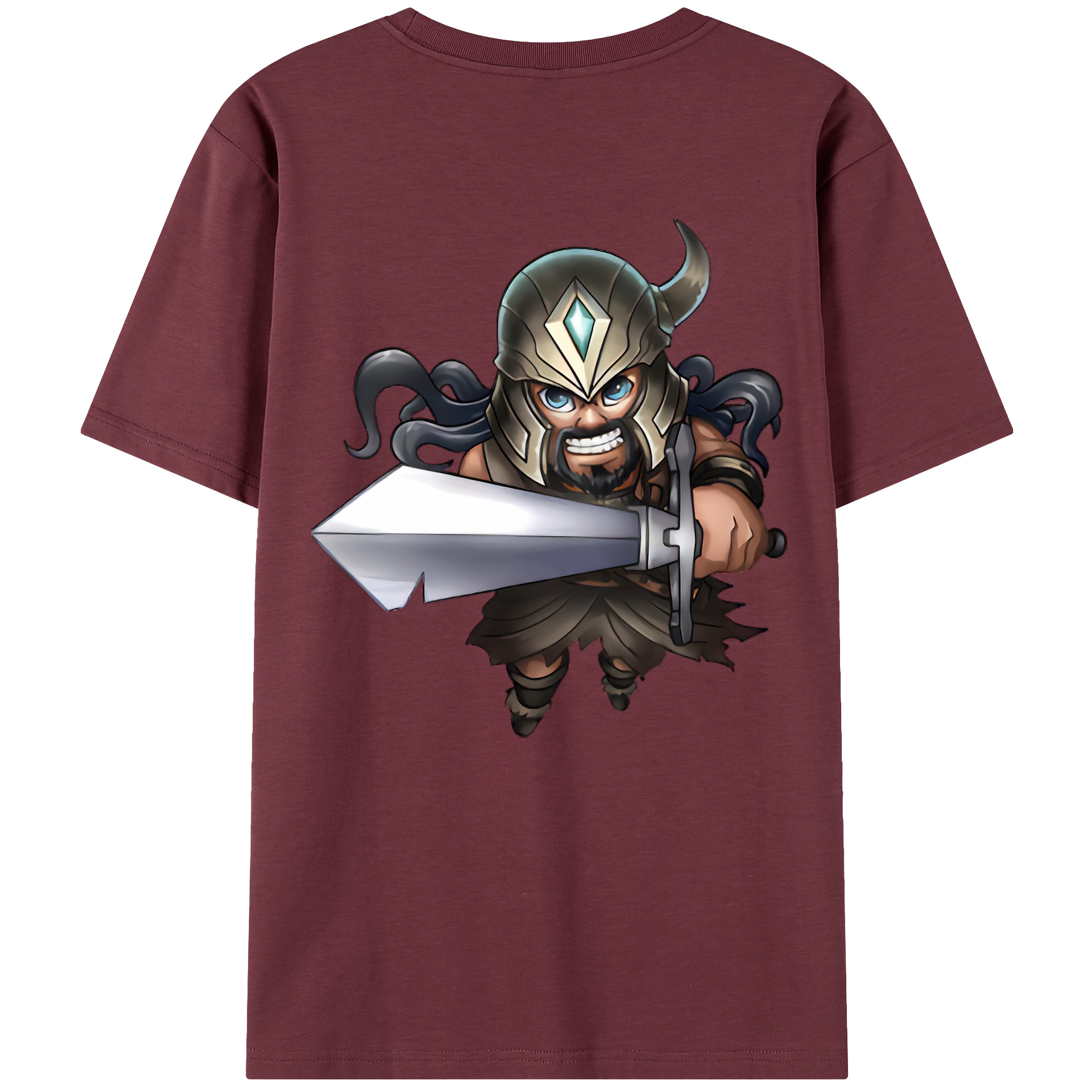 リーグ・オブ・レジェンド League of Legends LOL 綿100％半袖Tシャツ（背面プリント）